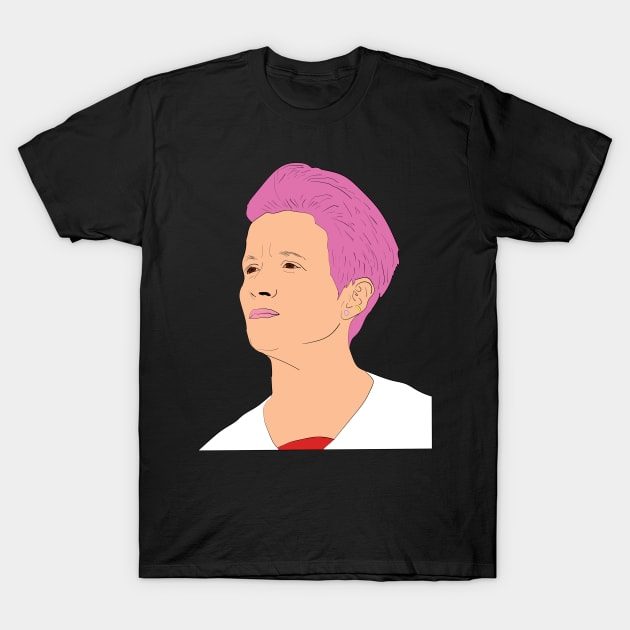 Megan Rapinoe USWNT T-Shirt by Hevding